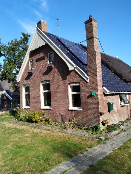 Verzakking voorgevel Peest