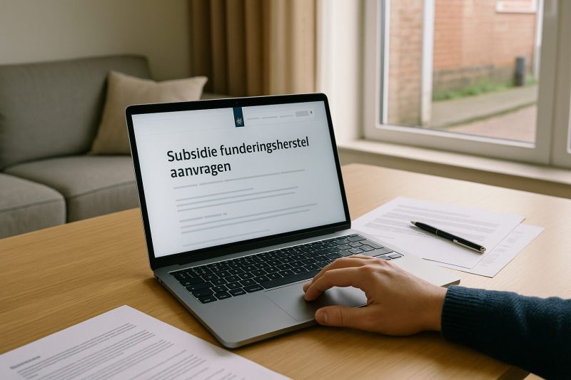 Subsidie-funderingsherstel-aanvragen-op-laptop